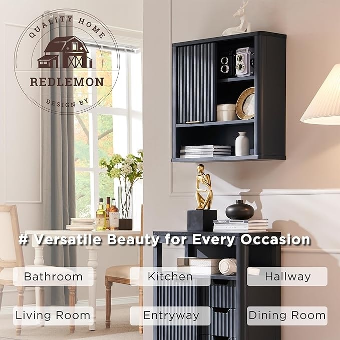 Modern Bathroom Wall Cabinet, Medicine Cabinet, Wall Storage Organizer