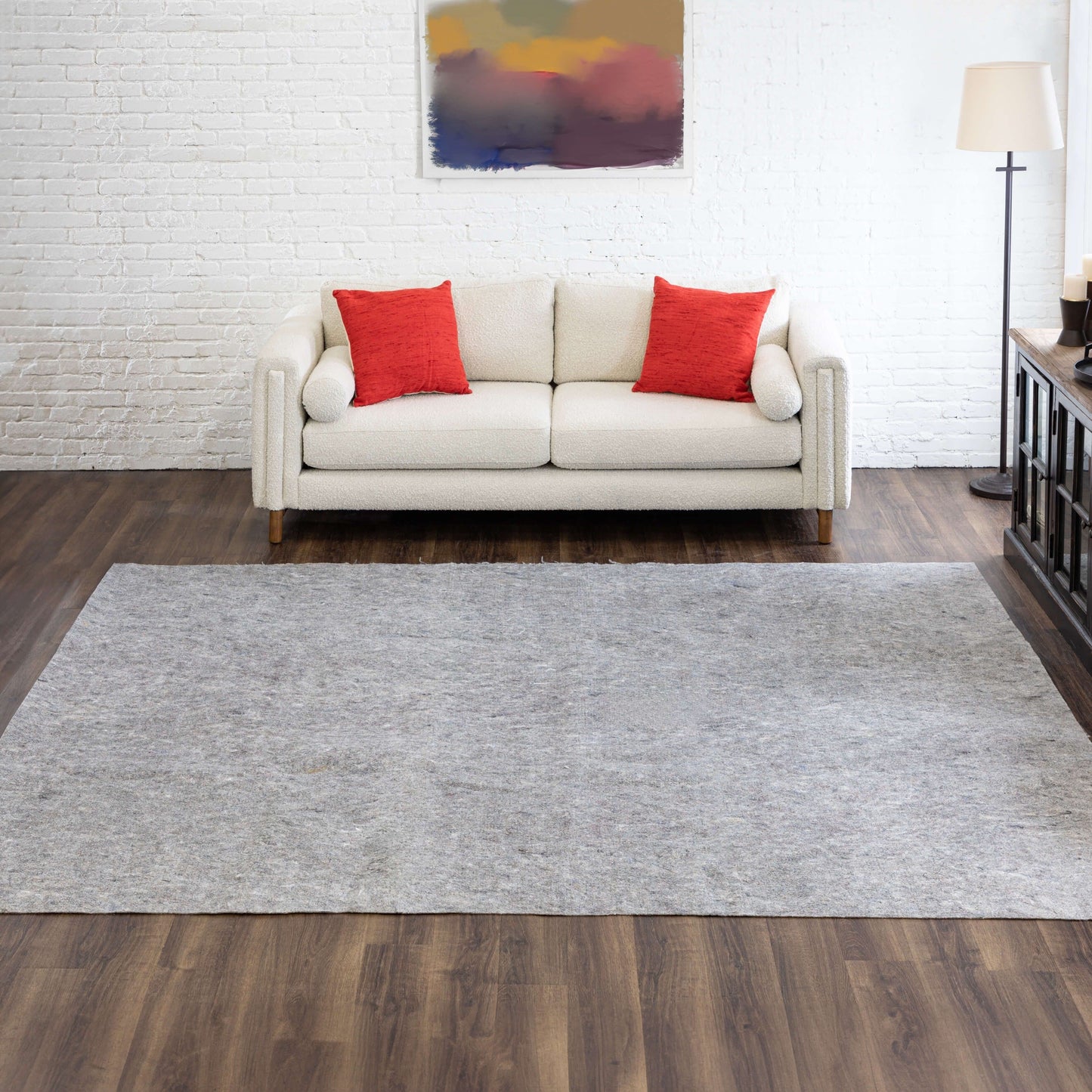 Tapis de sol Mohawk Home adapté aux animaux de compagnie, anti-taches, réversible et antidérapant - Gris