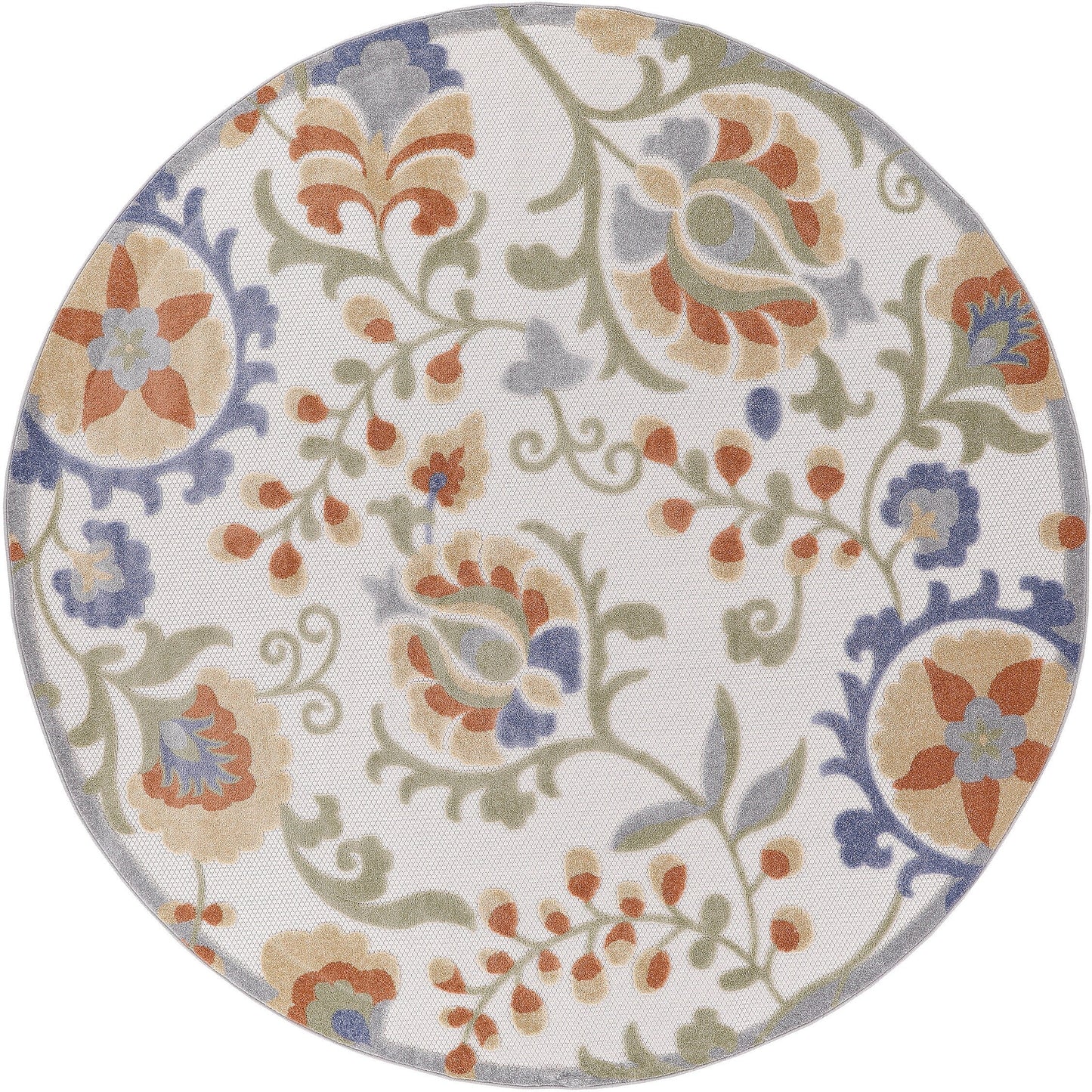 Tapis d'intérieur/extérieur à motif floral Nourison Alice