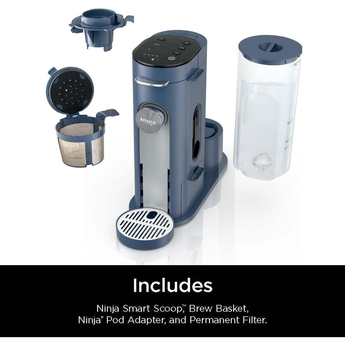 Cafetière à dose unique, compatible K-Cup, réservoir de 1,6 l, 6 à 68 cl, option café glacé