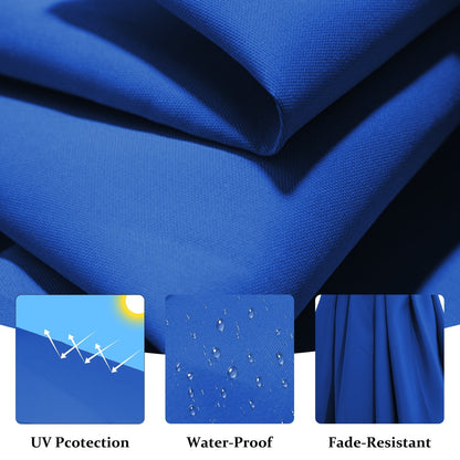 10ft Steel Crank Lift Hanging Offset Cantilever Umbrella