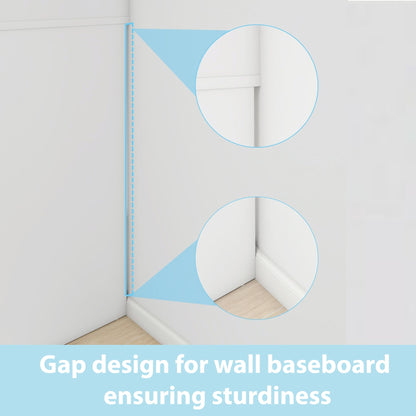 Rackcog Organiseur de placard réglable de 120 pouces avec tiroirs, système de placard avec étagères de bricolage pour placards et dressings