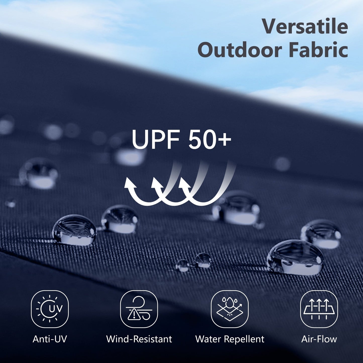 MAISON ARTS 13ft Double -Sided Patio Umbrella Extra Large with Crank