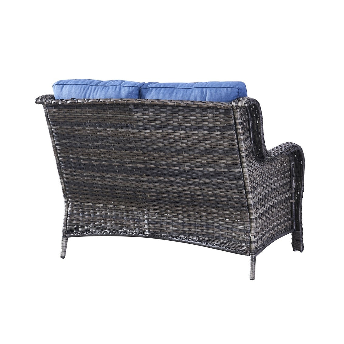 Gymojoy Outdoor Loveseat Wicker Sofa Set Rattan Sofa
