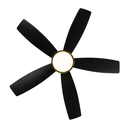 Ventilateur de plafond LED Breezary 65/52/42 à 5 pales avec kit d'éclairage et télécommande