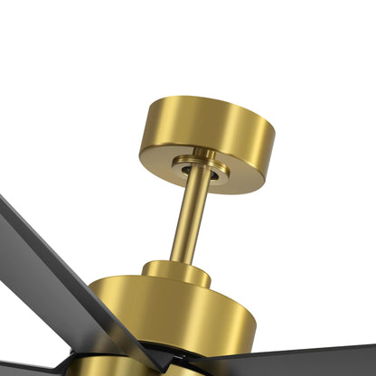 Ventilateur de plafond LED Breezary 65/52/42 à 5 pales avec kit d'éclairage et télécommande