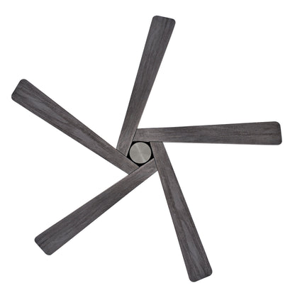 Ventilateur de plafond d'intérieur WINGBO 54 pouces avec moteur à courant continu sans éclairage - N/A