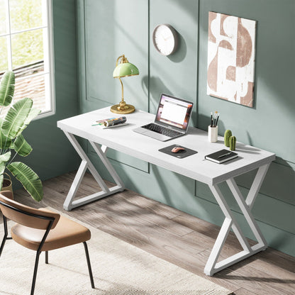 Bureau d'ordinateur robuste 55 pouces, bureau de bureau