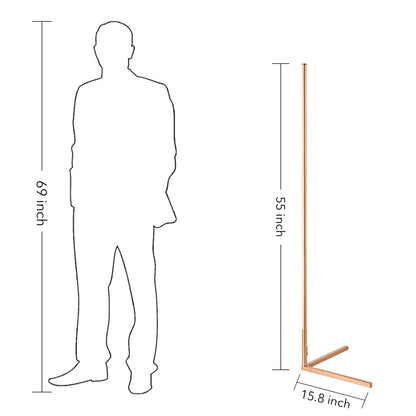 55 RGB Metal Corner Lamp Minimalist LED Floor Lamp