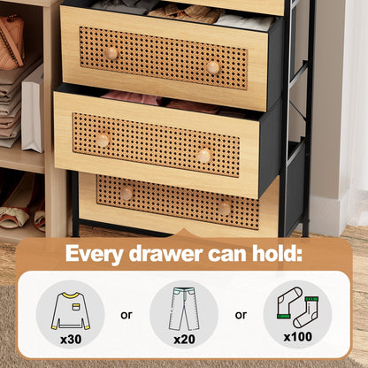 6-drawer Chest Vertical Dresser Storage Tower by Crestlive Products