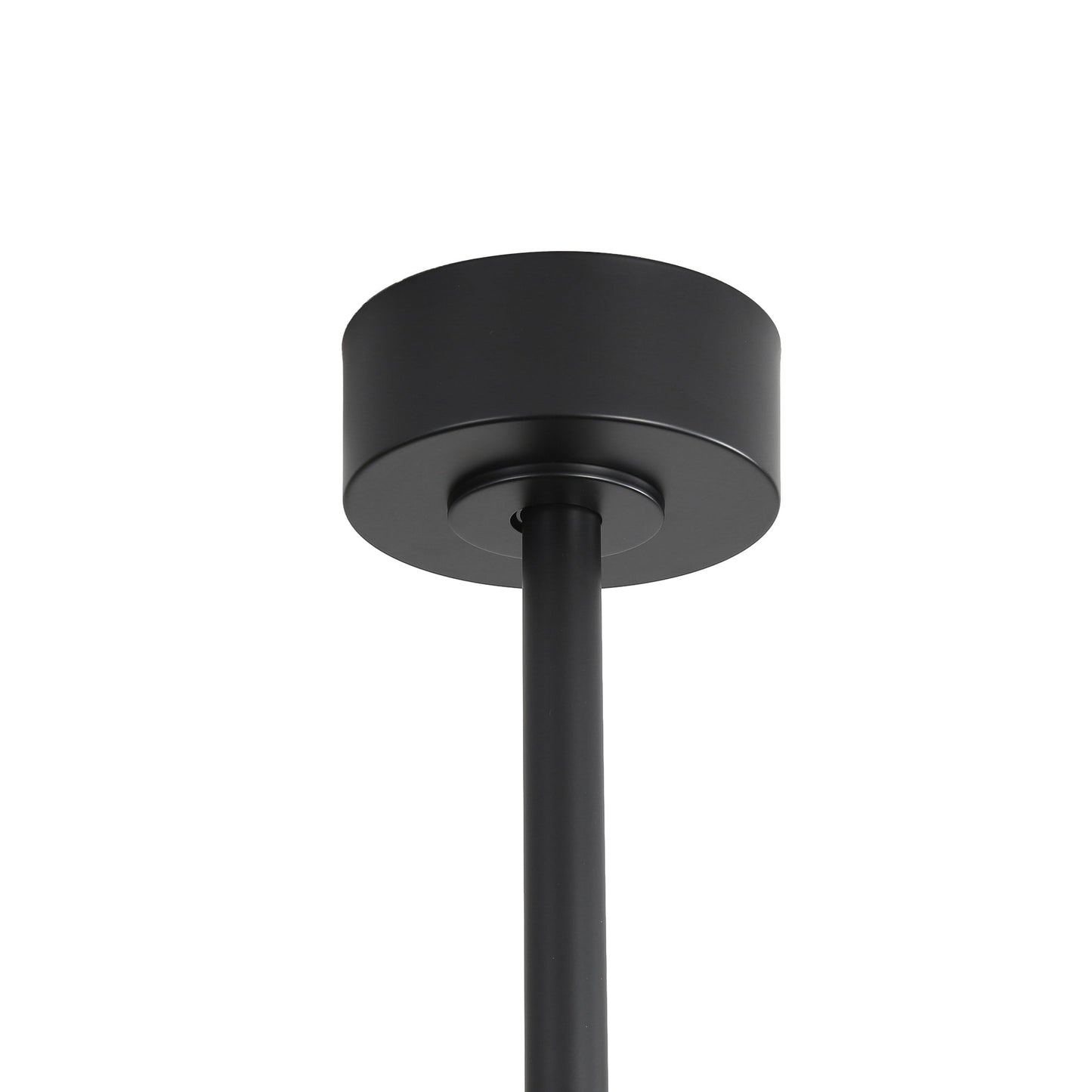 Ventilateur de plafond LED noir à 8 pales de 65 pouces avec éclairage et télécommande