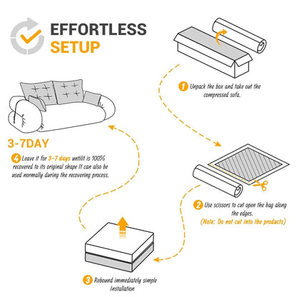 78.7 Multi-Functional Foldable Sofa Bed