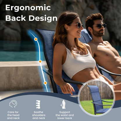 MAISON ARTS 8 PCS Patio Dining Set with 13ft Patio Umbrella