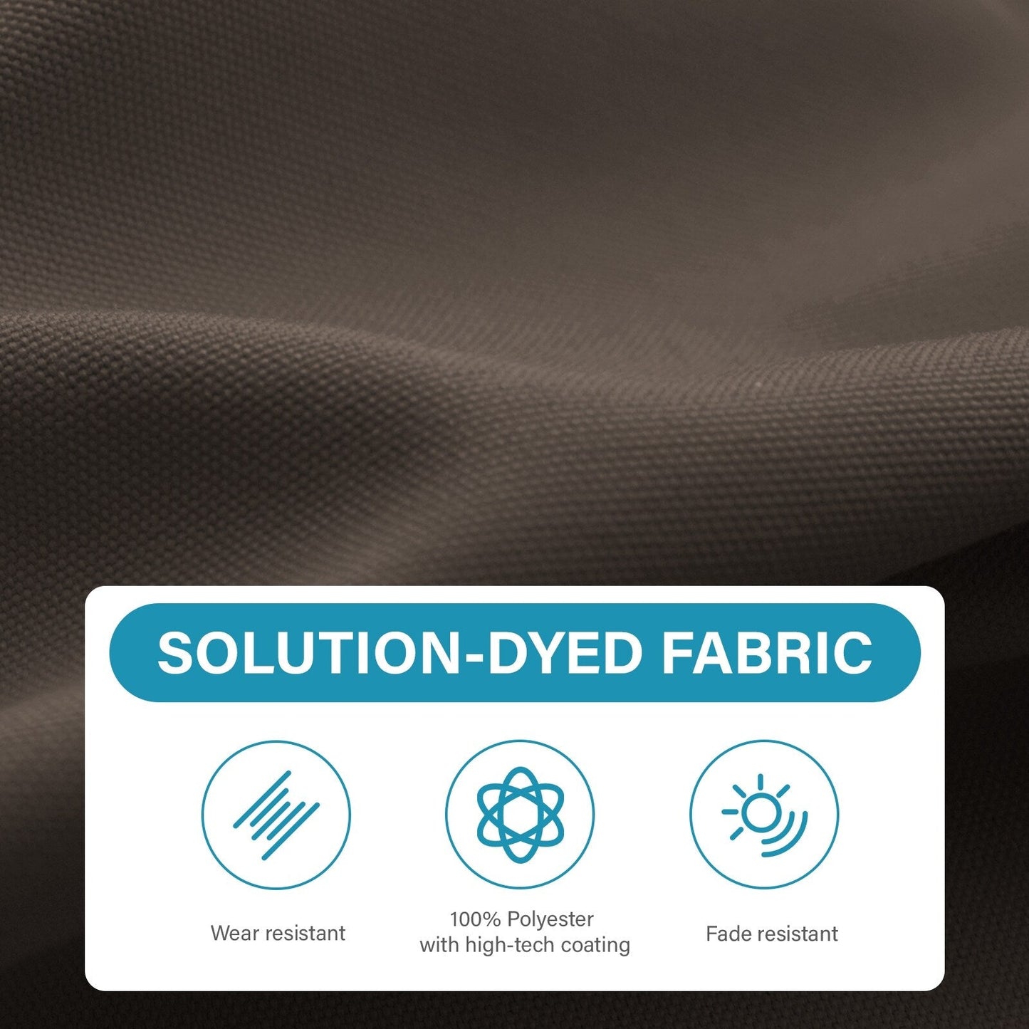 8*10ft Rectangular Patio Market Umbrella with Crank & Tilt，UV-Resistant