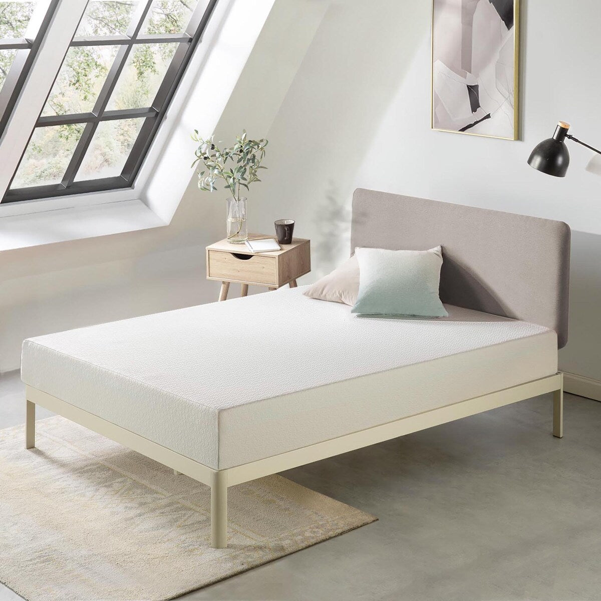 Matelas en mousse à mémoire de forme multicouche de 8 pouces par Crown Comfort