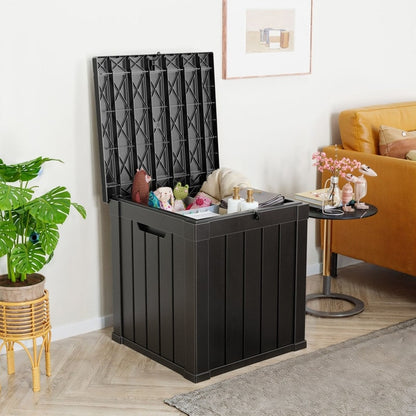 Outdoor Patio Storage Resin Lockable Deck Box