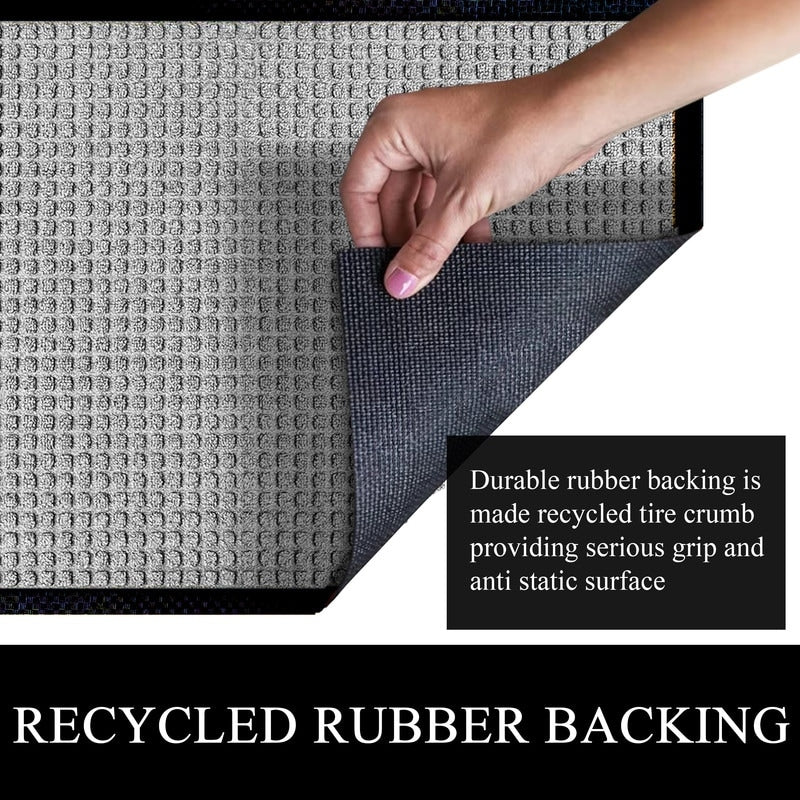 A1HC New Durable and Versatile Polypropylene Rubber Door Mat All Weather Inside Outside Door Mat