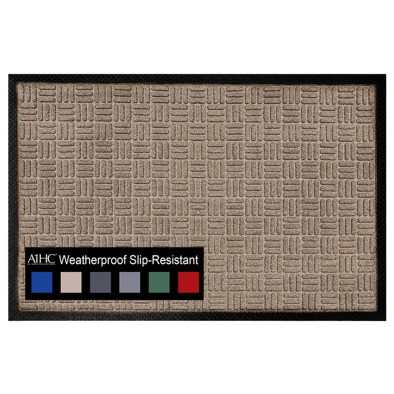 A1HC New Durable and Versatile Polypropylene Rubber Door Mat All Weather Inside Outside Door Mat