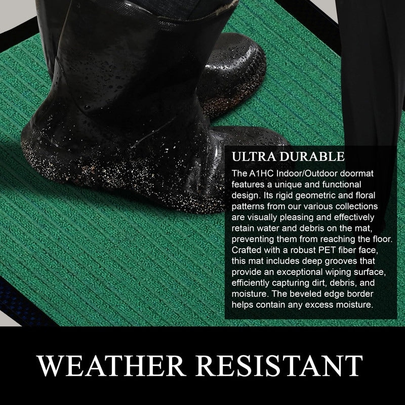A1HC New Durable and Versatile Polypropylene Rubber Door Mat All Weather Inside Outside Door Mat