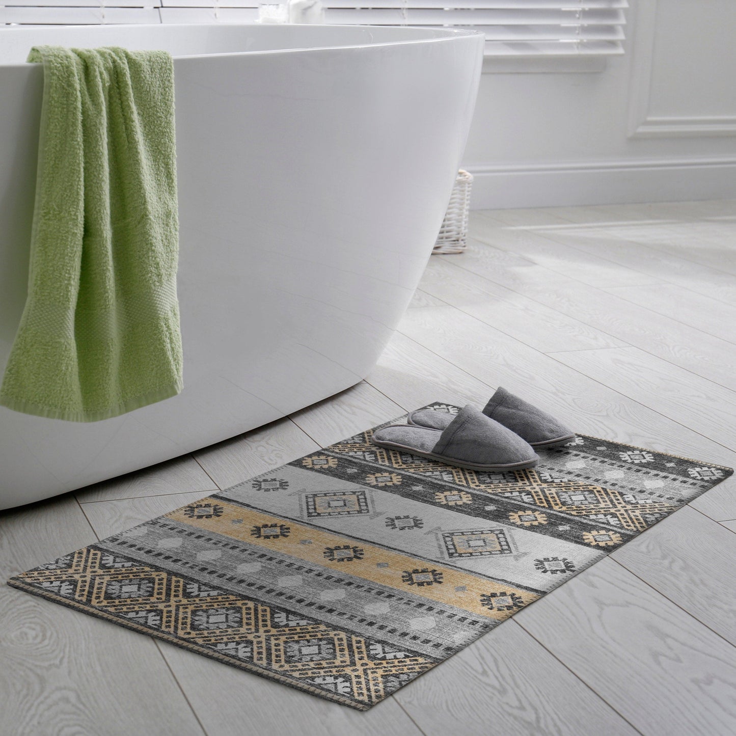 Addison Indoor/ Outdoor Yuma Southwest Boho Washable Rug