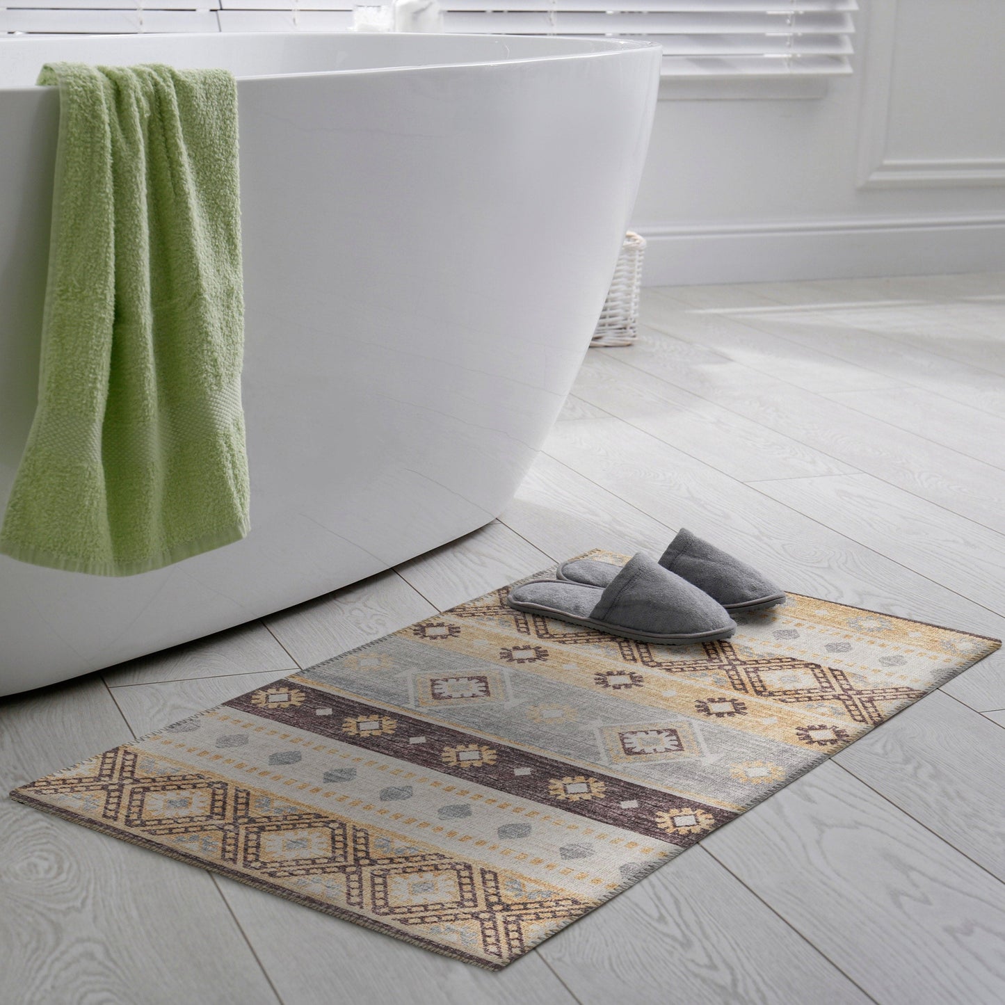 Addison Indoor/ Outdoor Yuma Southwest Boho Washable Rug