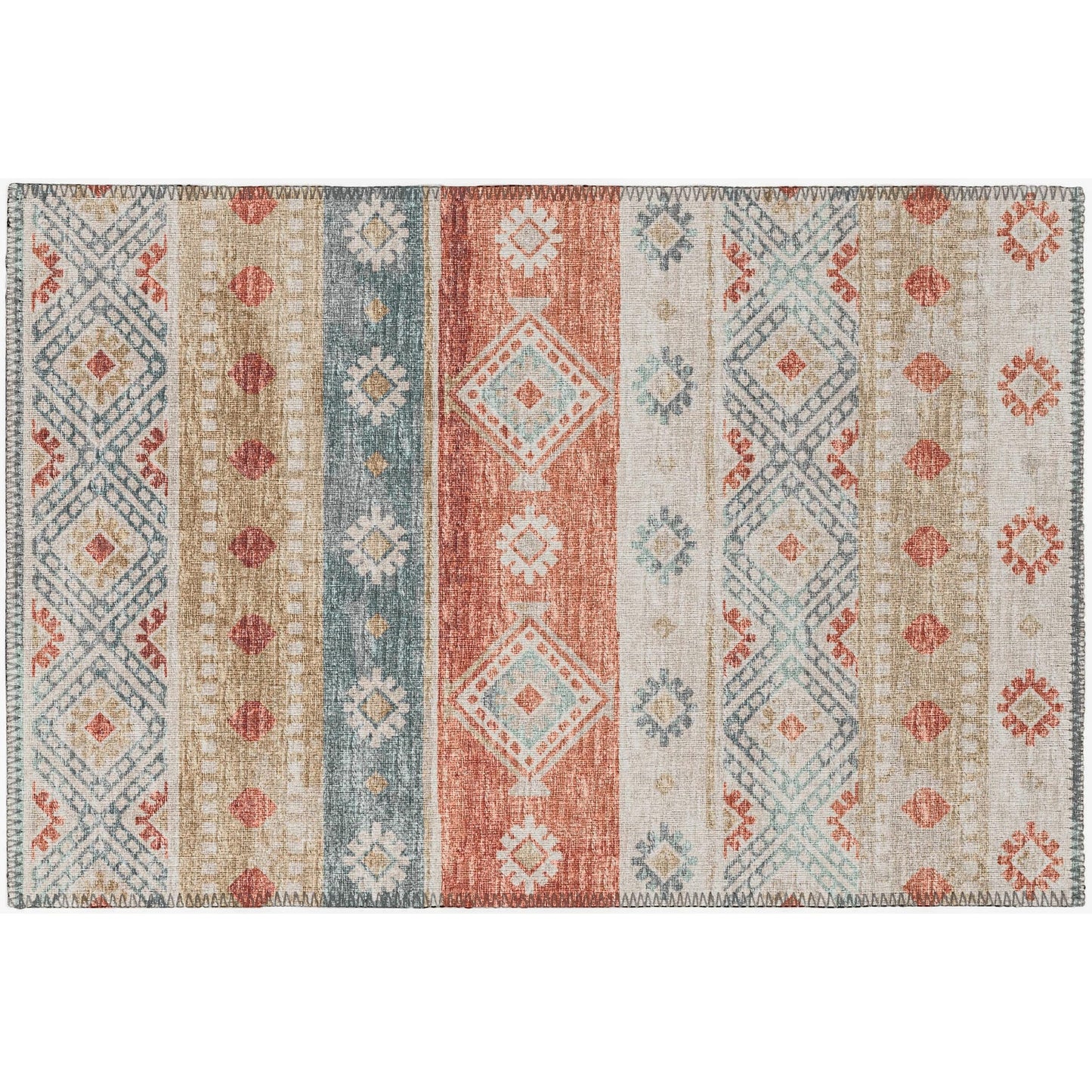 Addison Indoor/ Outdoor Yuma Southwest Boho Washable Rug