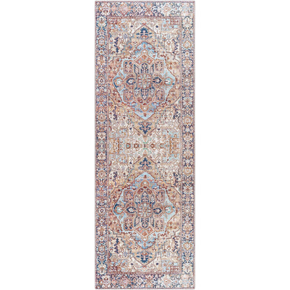 Tapis imprimé médaillon vintage Livabliss Adenia