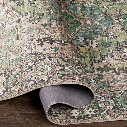 Tapis imprimé médaillon vintage Livabliss Adenia