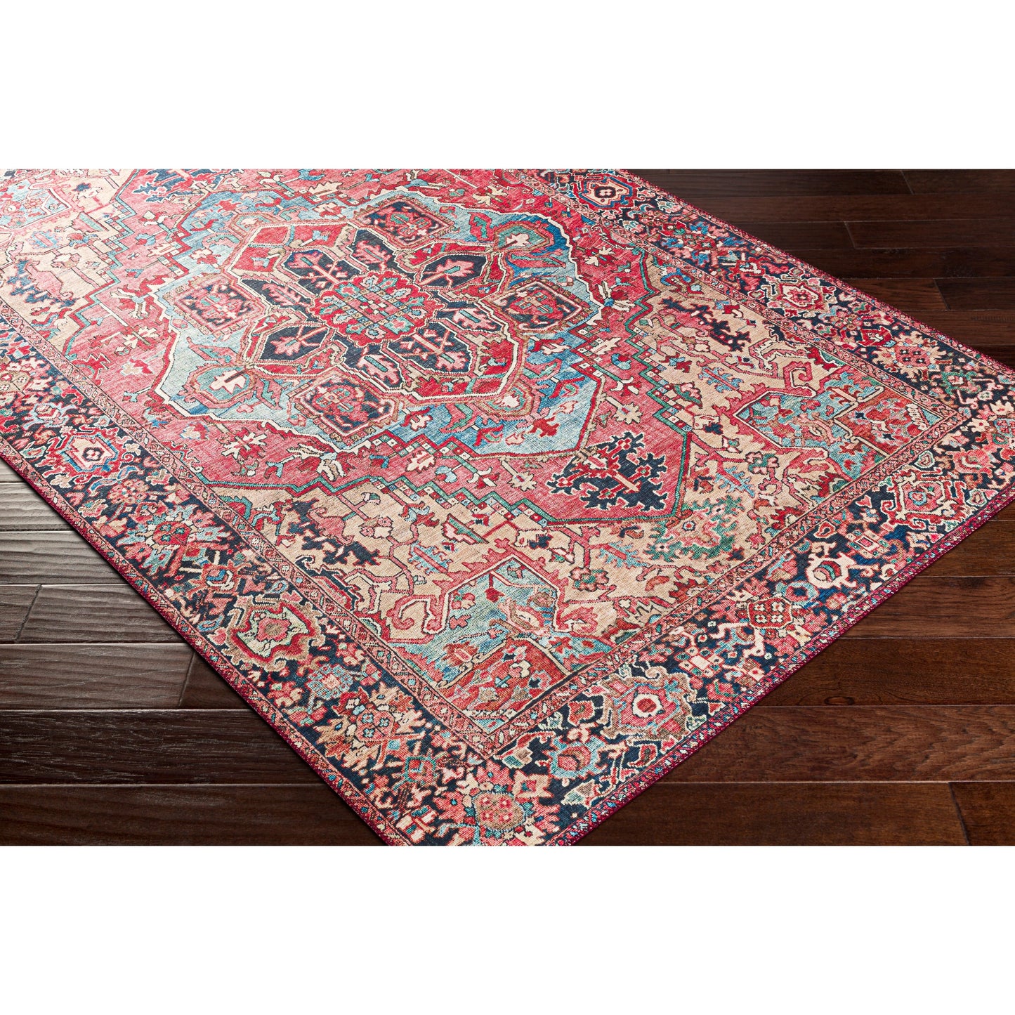 Tapis imprimé médaillon vintage Livabliss Adenia