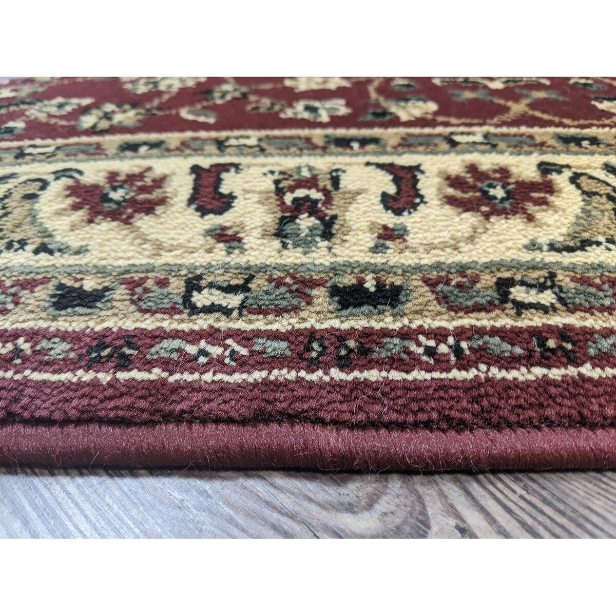 Admire Home Living Caroline Traditional Floral Sarouk Pattern Area Rug