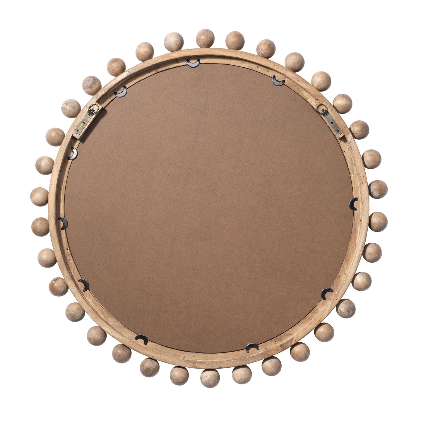 Miroir rond en bois Alden Décor Orion, naturel