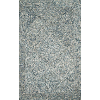 Alexander Home Aspen Denim Wool Hand-tufted Contemporary Area Rug