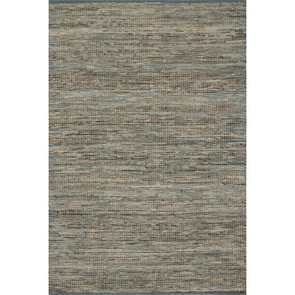 Alexander Home Farmhouse Jute and Leather Handwoven Area Rug