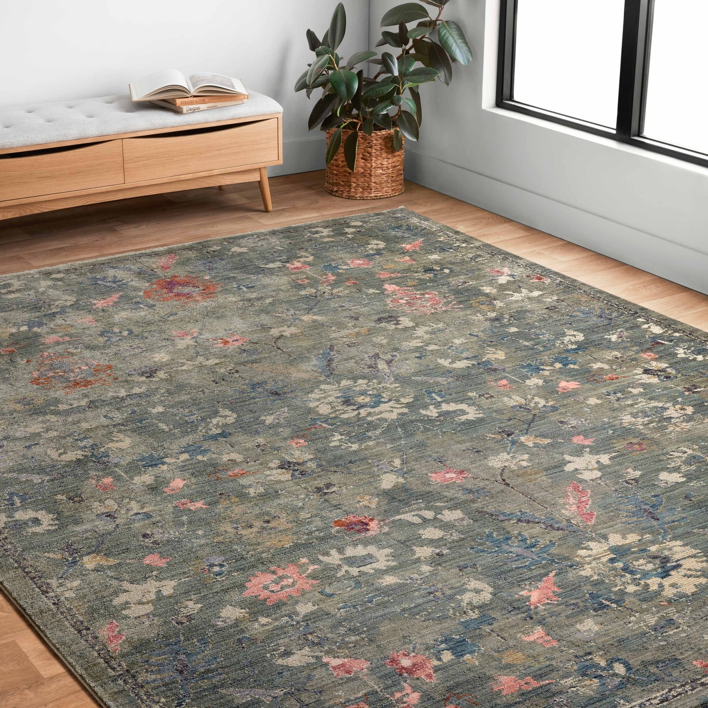 Alexander Home Jewel Boho Distressed Vintage Area Rug