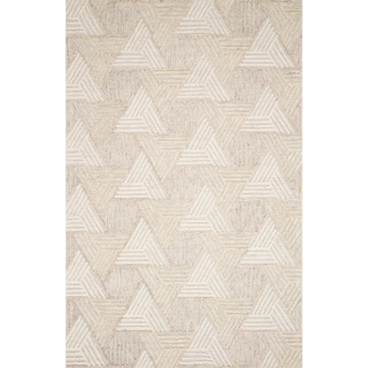 Alexander Home Kanarra Hand-Tufted Geometric Modern Wool Area Rug