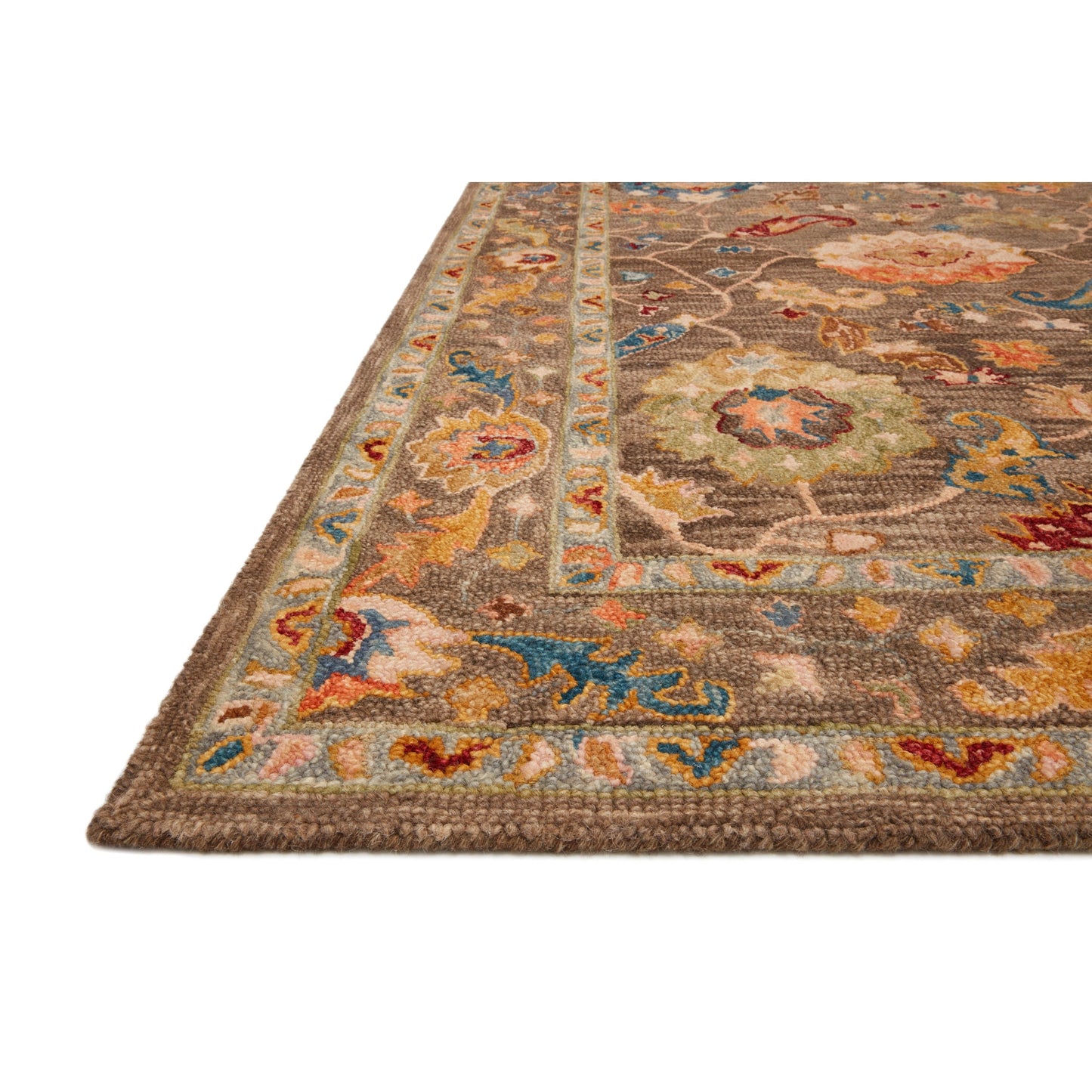 Alexander Home Megan Floral Hand-Hooked 100% Wool Area Rug