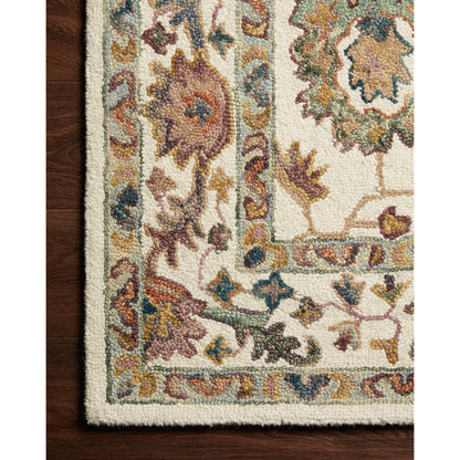 Alexander Home Megan Floral Hand-Hooked 100% Wool Area Rug