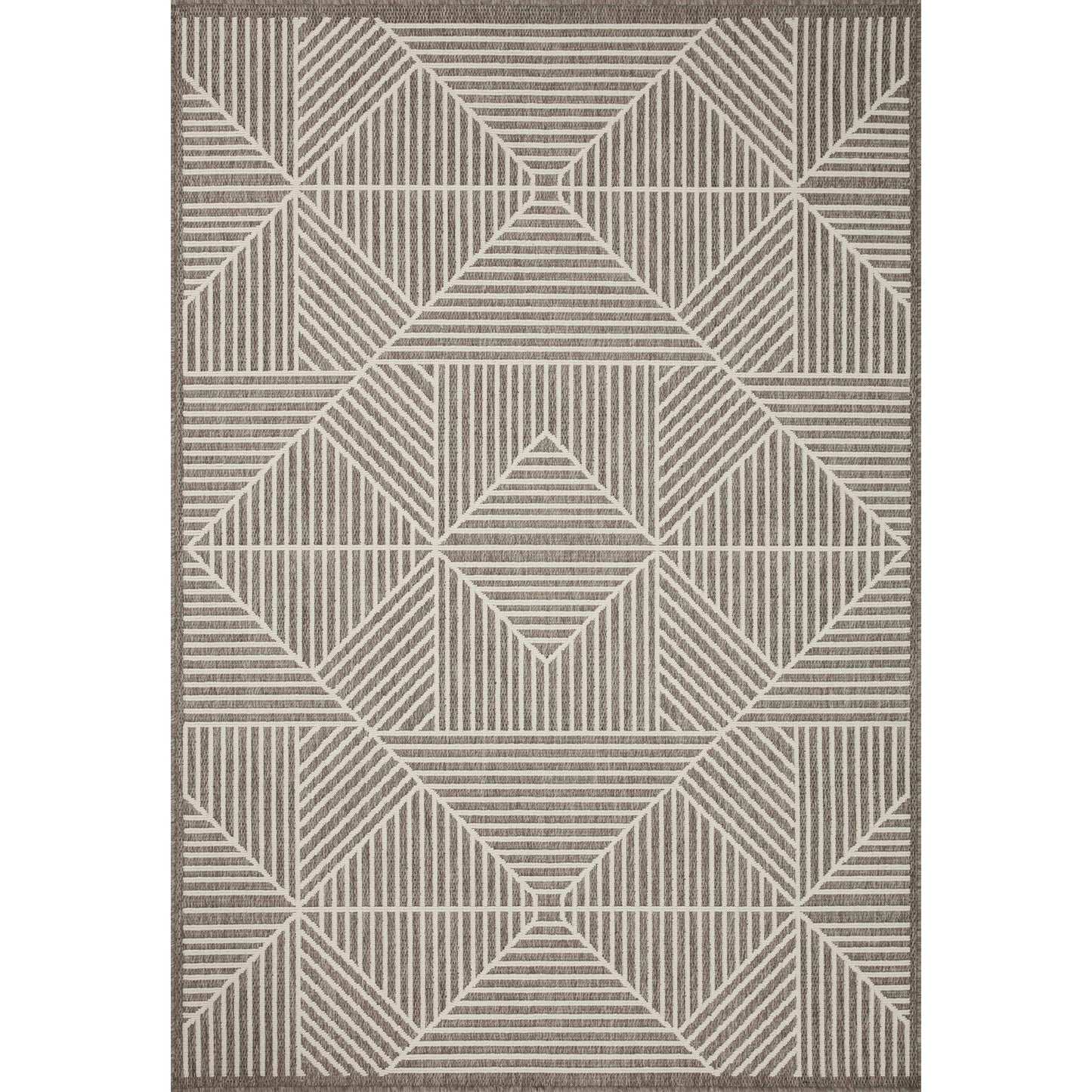 Alexander Home Renee Geometric Modern Indoor / Outdoor Rug