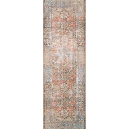Alexander Home Tremezzina Printed Distressed Geometric Area Rug