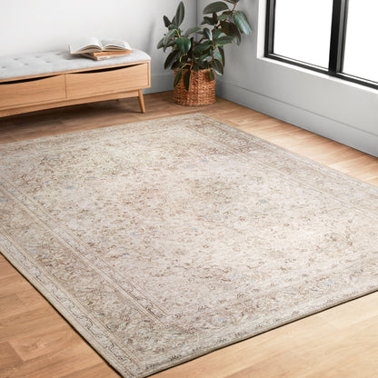 Alexander Home Tremezzina Distressed Shabby Chic Area Rug