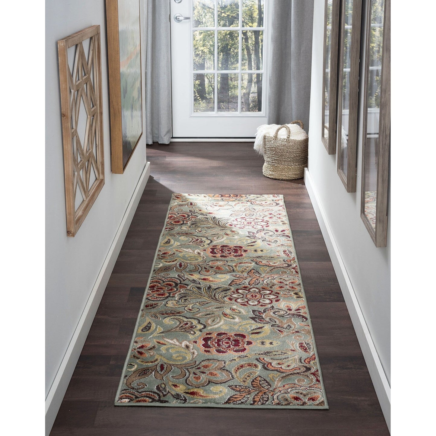 Tapis d'intérieur Decora Farmhouse à motif floral