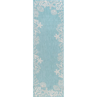 Tapis d'intérieur/extérieur Exo Coastal Graphic Print