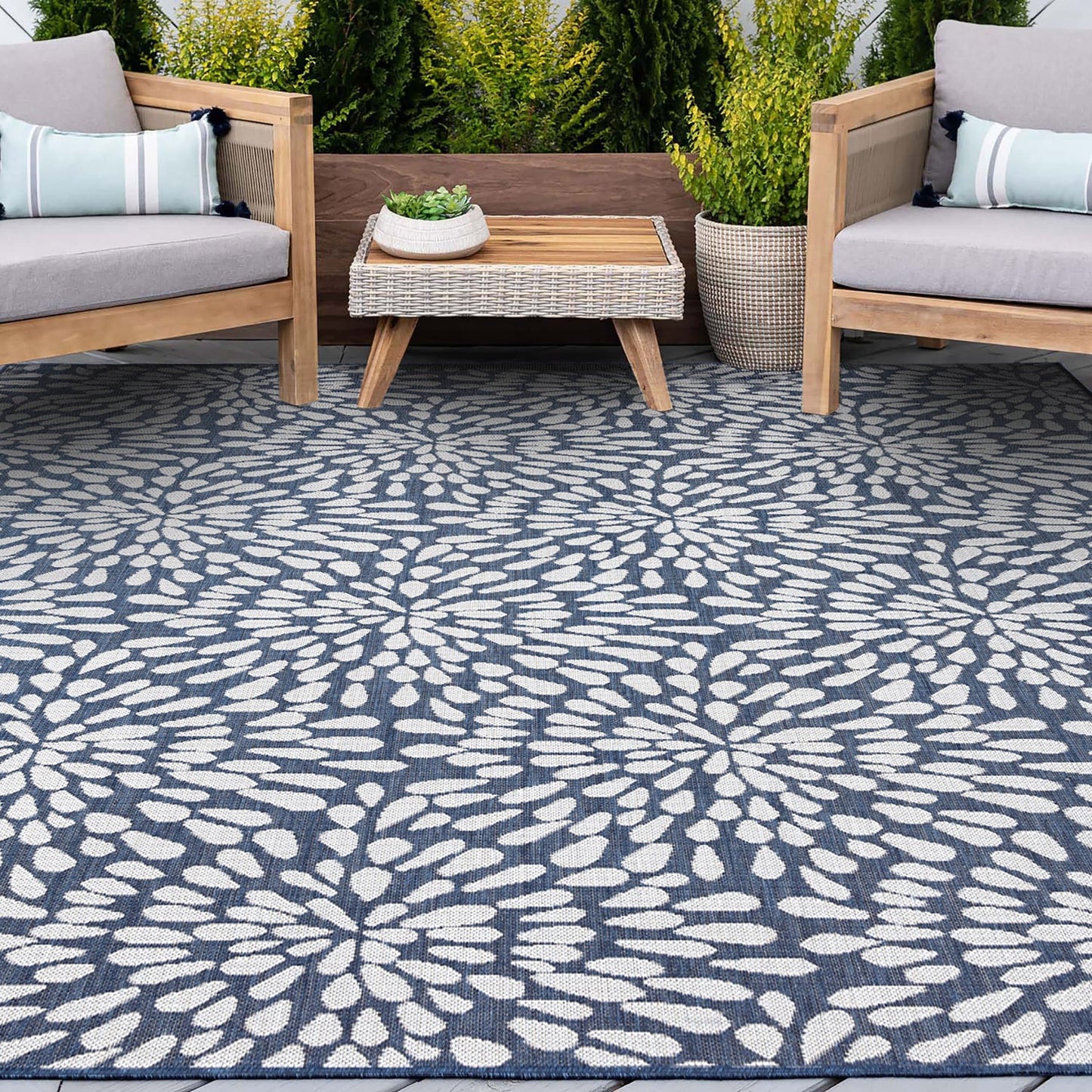 Tapis d'intérieur/extérieur Exo Coastal Floral