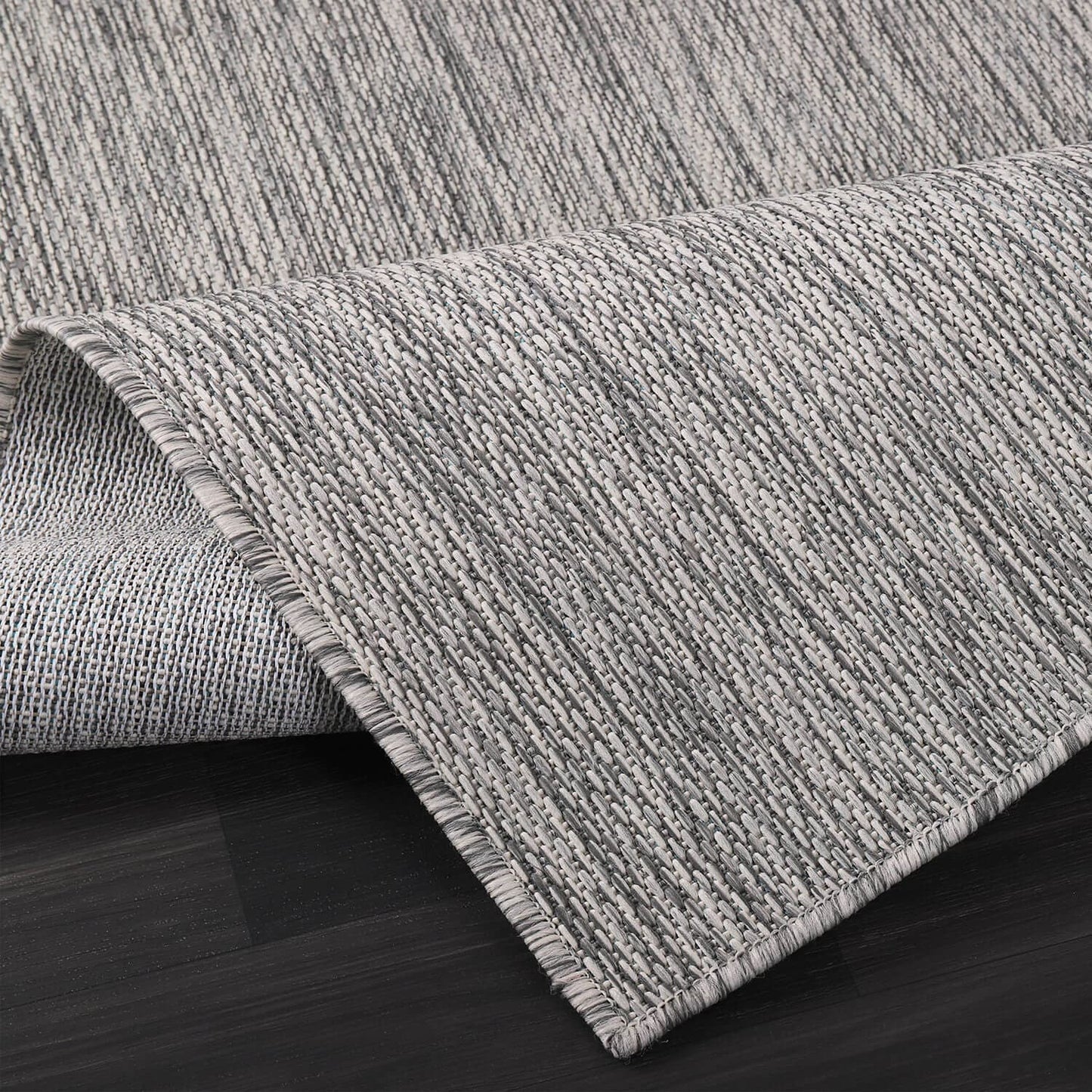 Aloha Washable Solid Indoor Outdoor Area Rug Patio Deck Living Room