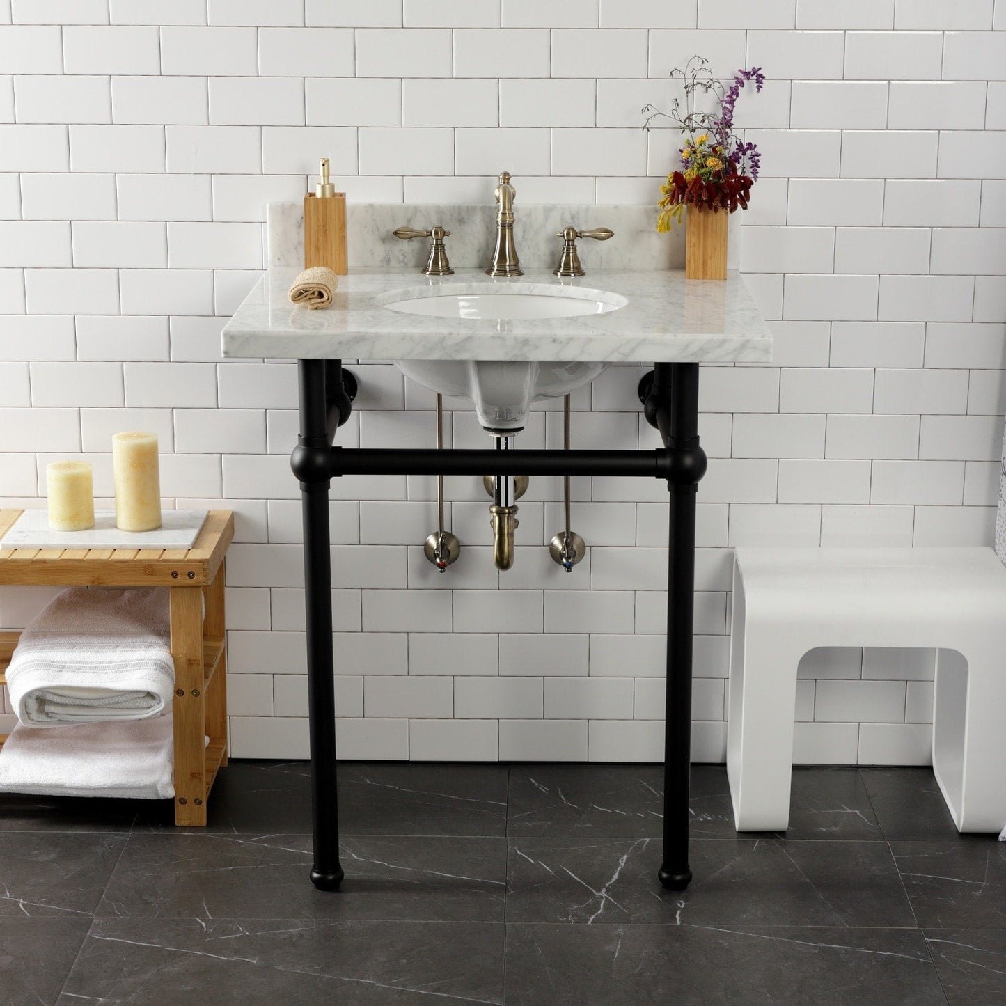 Robinet de salle de bain classique américain à large diffusion