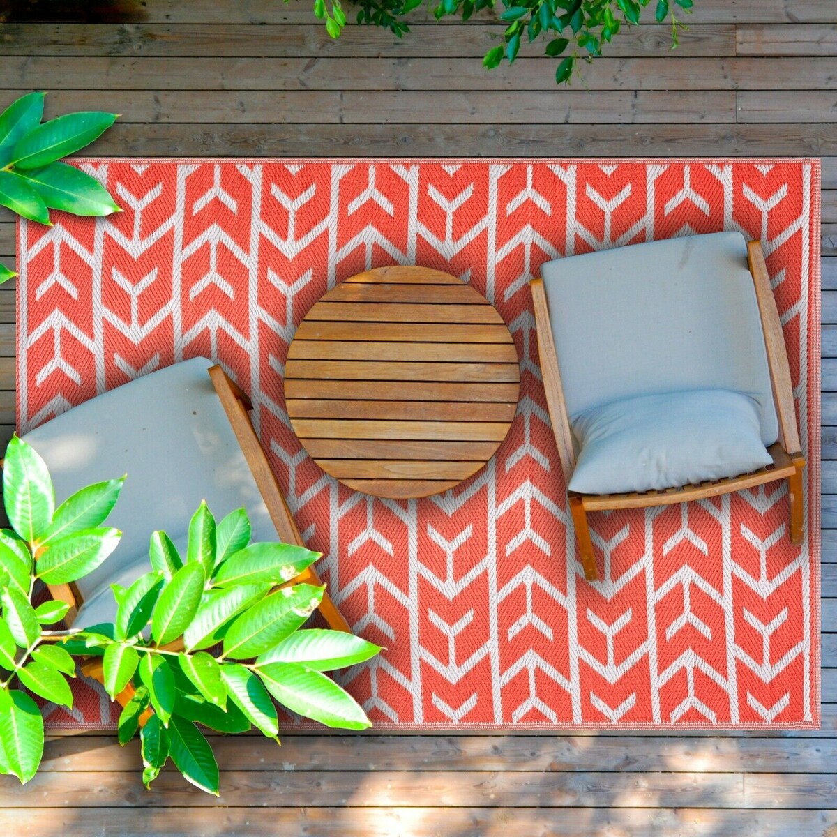 Amsterdam Design 100% Eco-friendly Lightweight Plastic Outdoor Mat/Rug