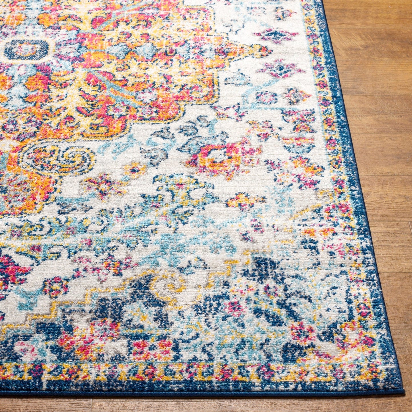 Tapis de sol vintage bohème Caressa de Livabliss
