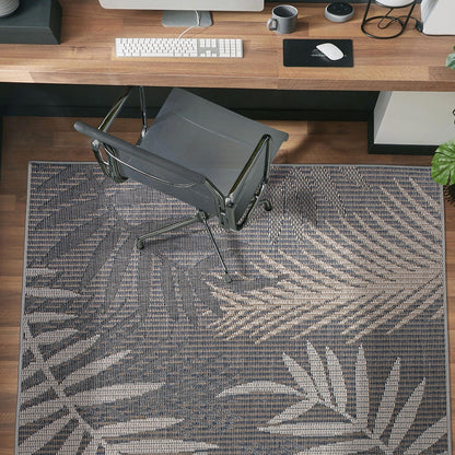 Bahama Palm Frond Indoor/Outdoor Area Rug
