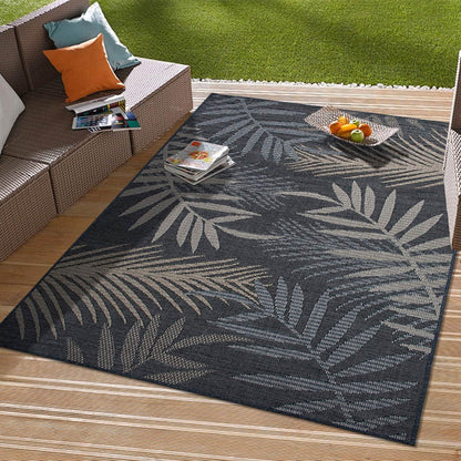 Bahama Palm Frond Indoor/Outdoor Area Rug