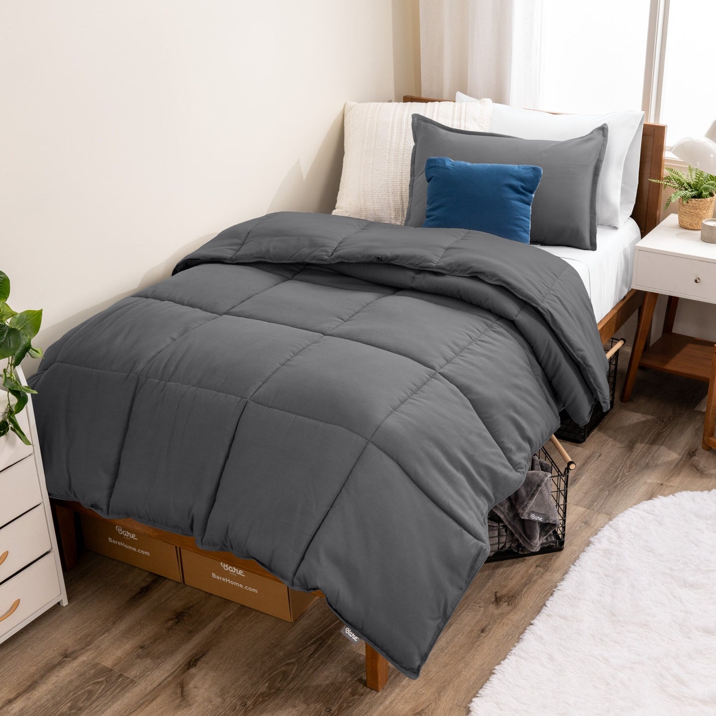 Bare Home Hypoallergenic Down Alternative Comforter Set